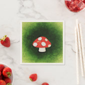 Kleine rode paddenstoel servetten (Insitu)