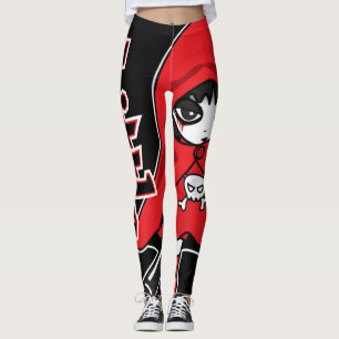 Kleine rode vlekjes leggings