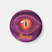 Kleine ronde Dragon's Eye magneet (Voorkant)