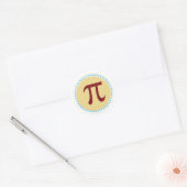 Kleine ronde Pi Stickers (Envelop)