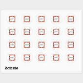 Kleine ronde stickers - met logo gecentreerd (Vel)