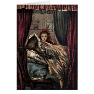 Kleine Roodwolf in oma's Bed