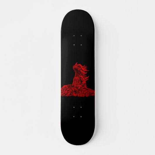 Kleine Rote Drache - Dragon Skateboard (Voorkant)