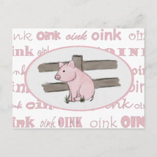 Kleine roze Briefkaart