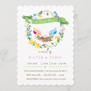 Kleine roze eieren Uitnodiging tot Baby shower