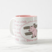 Kleine roze Mok (Voorkant links)