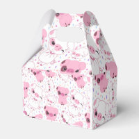 Kleine Roze Piggies Viering Favor Box