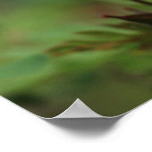 Kleine roze wilde bloemen van Herb Robert Poster (Hoek)