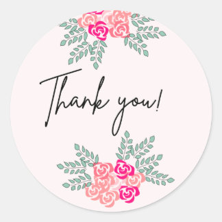 Kleine Rozen Dank u Sticker