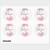 Kleine Rozen Dank u Sticker (Vel)
