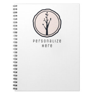 Kleine Rustieke Boom Natuur Minimalist Organisch Notitieboek