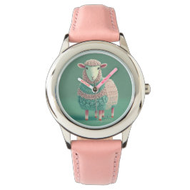 Kleine schapen in een horloge! horloge