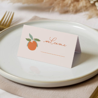 Kleine schatje citrus sinaasappel baby shower