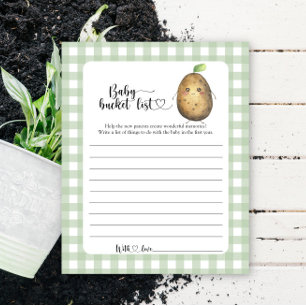 Kleine schattige aardappel - Baby bucket list