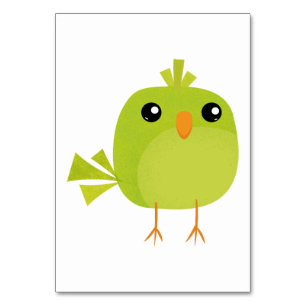 Kleine schattige vogels kaart