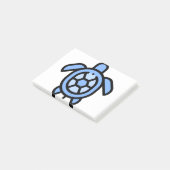 Kleine schildpad post-it® notes (Schuin)