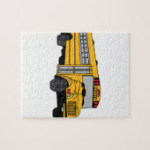 Kleine schoolbus legpuzzel (Horizontaal)