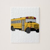 Kleine schoolbus legpuzzel (Verticaal)