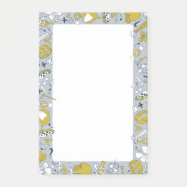 Kleine schooldingen op de lerarenkamer post-it® notes