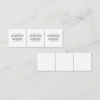 Kleine sieraden Labels-aanpassen met uw Logo Mini Visitekaartje