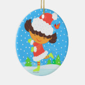 kleine skater round keepomwille ornamy keramisch ornament (Rechts)