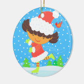 kleine skater round keepomwille ornamy keramisch ornament (Links)