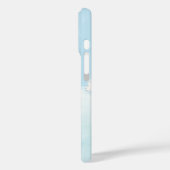 Kleine skiërs op Snowy Hill Case-Mate iPhone Case (Achterkant / Links)