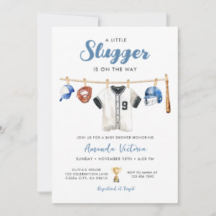 Kleine Slagman op Weg Jongen Baby Borrel Kaart