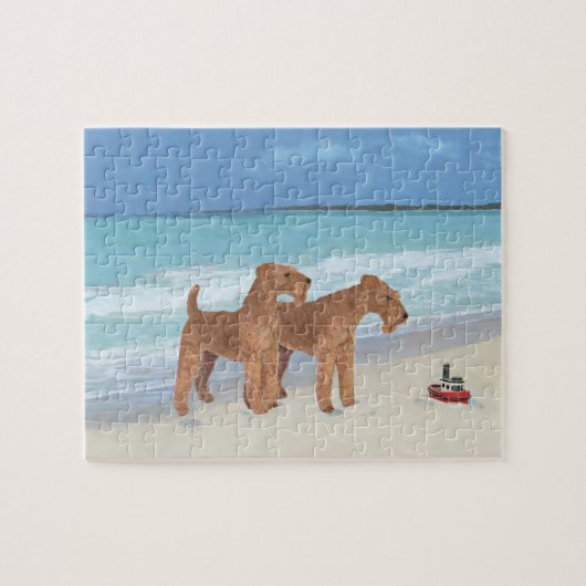 Kleine sleepboot legpuzzel (Horizontaal)