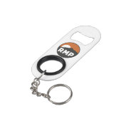 kleine sleutelhanger flesopener mini flessenopener (Achterkant Gekanteld)
