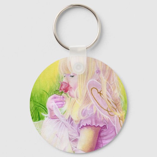 Kleine Sleutelhanger van Roos van lentevierig (Voorkant)