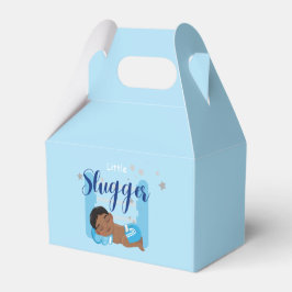 Kleine sloddervos baby bedankdoosjes