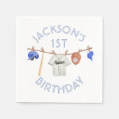 Kleine sloeber baseball Clothesline Servet (Voorkant)