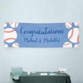 Kleine Slugger Baseball Baby shower Banner (Beurs)