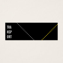 Kleine smalle visitekaartjes voor chauffeurs