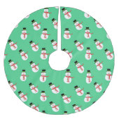 Kleine sneeuwpop kerstboom rok (Voorkant)