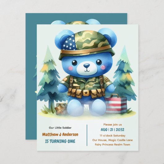 Kleine Soldaat Draait EEN - Amerikaanse Jongens 1e (Voorkant / Achterkant)