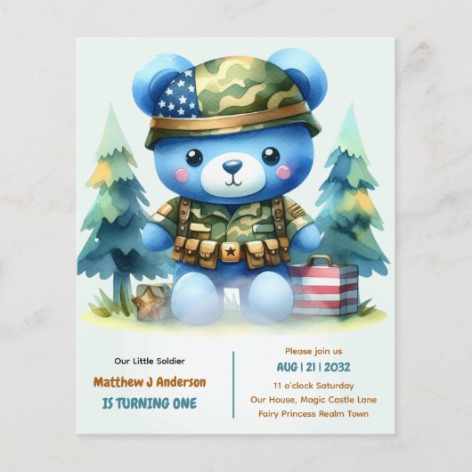 Kleine Soldaat Draait EEN - Amerikaanse Jongens 1e (Voorkant)