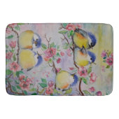 Kleine Sparrows Spring Joy Painting Bath Mat (Voorkant)