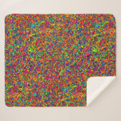 Kleine Splatter - Sherpa Deken (Voorkant (horizontaal))