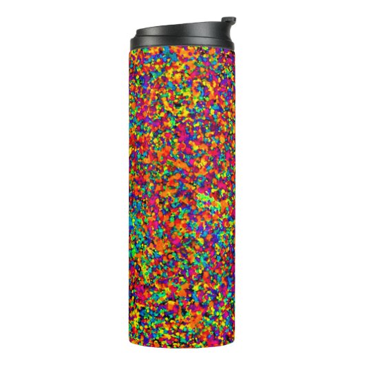 Kleine Splatter - Thermische Tumbler Thermosbeker (Gedraaid links)