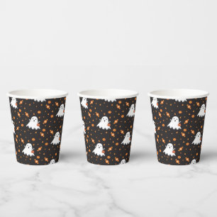 Kleine spoken Halloween-papierbekertjes Papieren Bekers