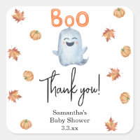 Kleine spook - babyshower bedankt