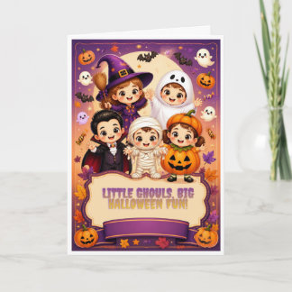 Kleine Spookjes, Veel Halloween Plezier – Schattig Kaart