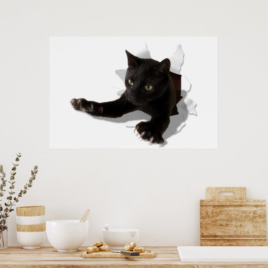 kleine springpannen poster (Keuken)