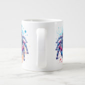 Kleine Springspinnen Grafik Extra Grote Beker (Achterkant)