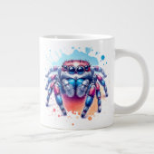 Kleine Springspinnen Grafik Extra Grote Beker (Rechts)