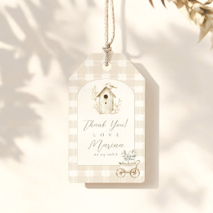 Kleine Spruit Baby Shower Cadeaulabel