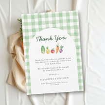 Kleine Spruit Mooie Groenten Waterverf Baby Shower