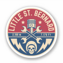 Kleine St Bernard Pass Frans Italië Alpine motorcy Sticker